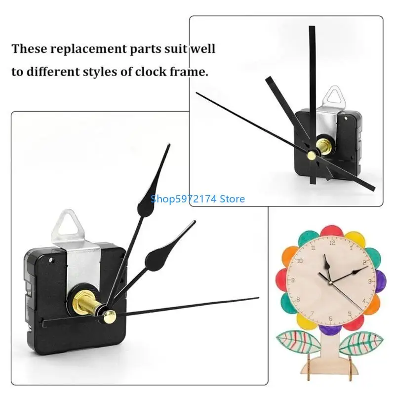 Y3NB Long Shaft Wall Clock Motor Kits Quiet Clock Movement Mechanism Repair Parts