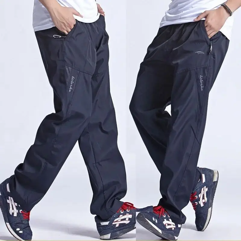 

2024 Men's Casual Pants Sportswear Joggers Qui Dry Straight Leg Eighteen orts Youthful Vitali Autumn Collection
