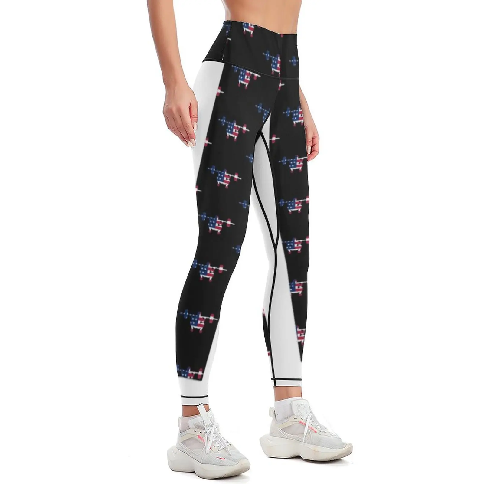Squats USA FLAG Leggings sportswear gym Clothing fitness Womens Leggings image 2