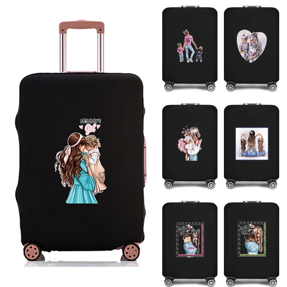 

Mom Print Luggage Cover Thicker Protective Cover Travel Bag Trunk Case Apply for 18'' -28'' Suitcase Cover Travel Accessories