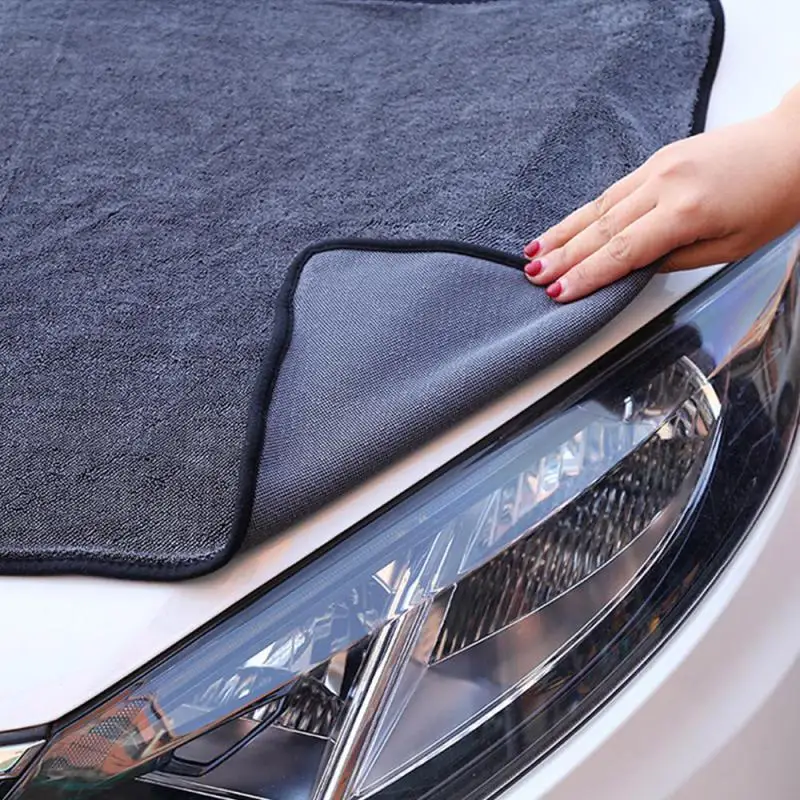 منشفة غسيل السيارات المصنوعة من الألياف الدقيقة، مناشف احترافية لتنظيف السيارات وتجفيف القماش للسيارات وتلميع وتفاصيل الصبح