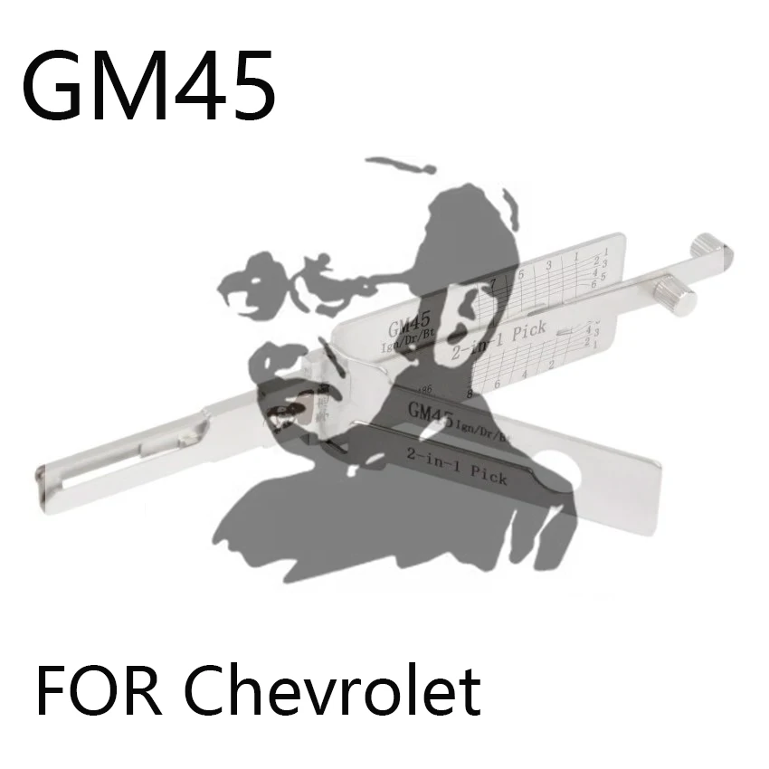 Инструмент для слесарных работ Lishi 2-в-1 GM45 для Chevrolet Caprice PPV 2011–2014, для Pontiac G8 2008–2010