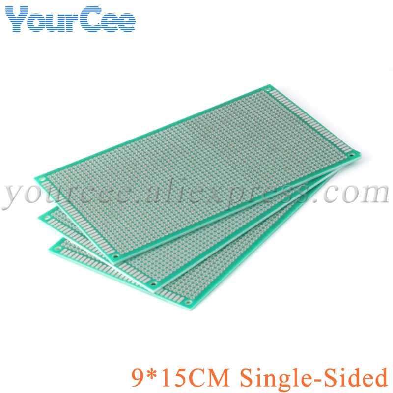 Single Sided Copper Prototype 9x15CM PCB DIY 2.54mm Universal Printed Circuit Board 9*15cm Breadboard Plate 90*150mm