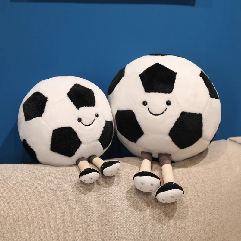

30/40/50cm Latest football doll, football plush toy, creative football doll, pillow, pet ball, dog and cat interactive toy