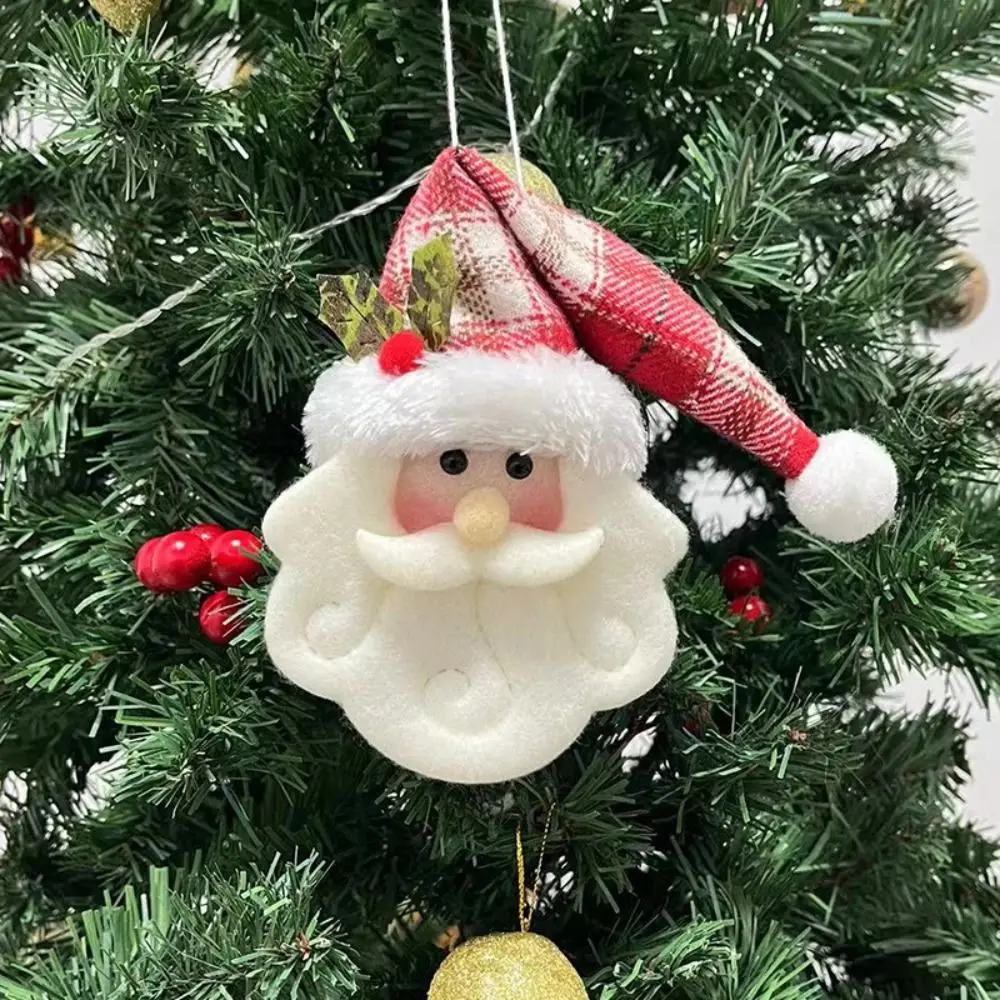 Durable Santa Claus Xmas Hanging Ornaments Cloth Festive Christmas Elk Pendants Cute Snowman Xmas Santa Ornaments Kids Gift