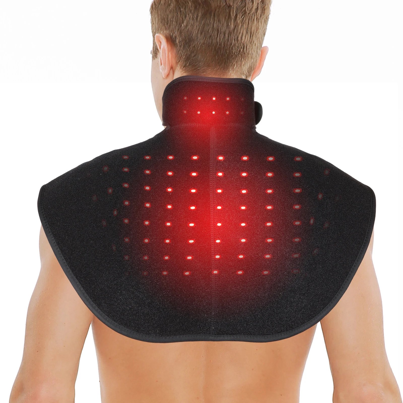 DGYAO 850nm Red Light Therapy for Shoulder and Neck Pain Relief with 6000 mAh Power Bank