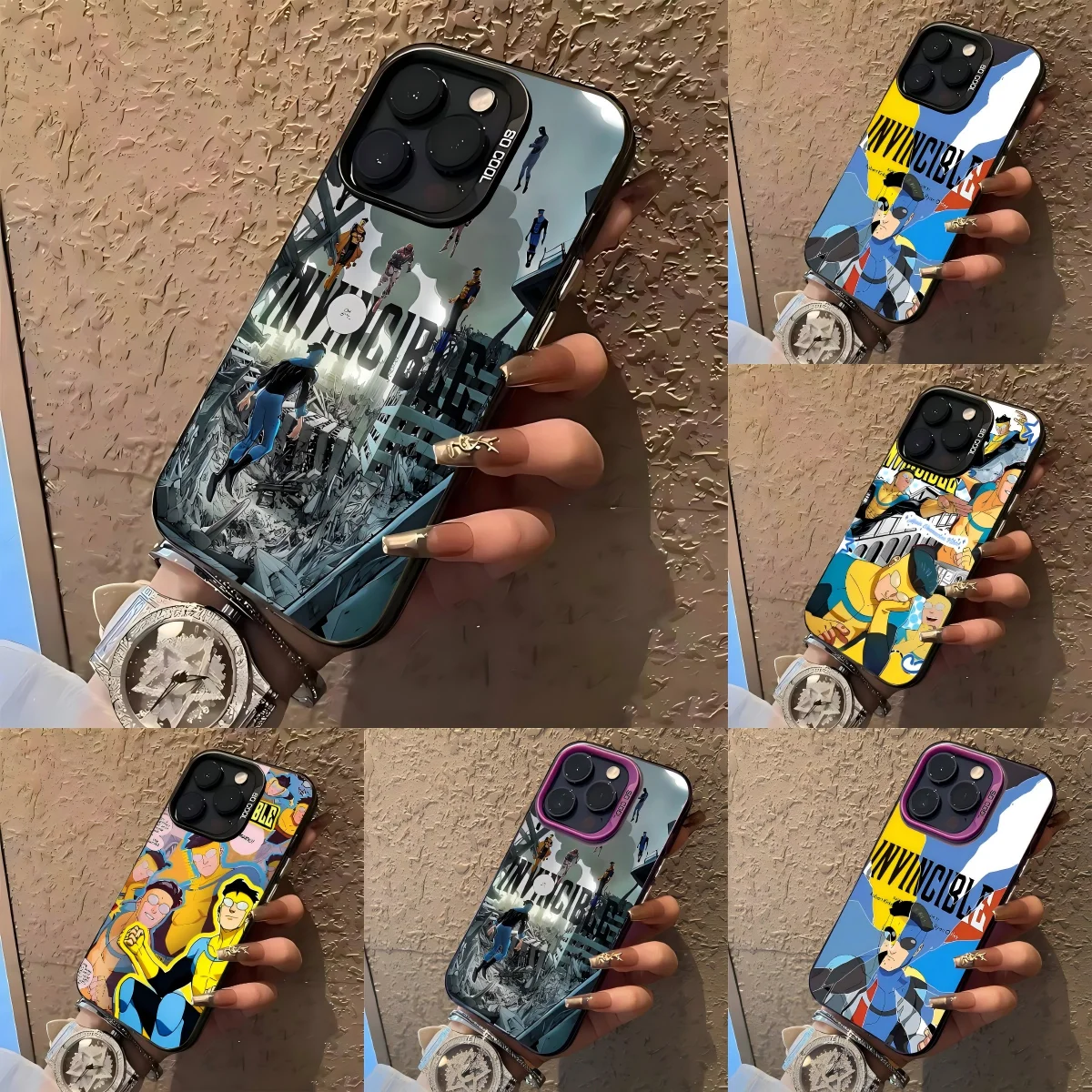Anime Cool I-Invincibles Phone Case for Samsung Galaxy A37 A57 A17 A07 A16 A06 A35 A55 A25 A05 A15 A56 A54 A36 A34 A24 A26 4G 5G