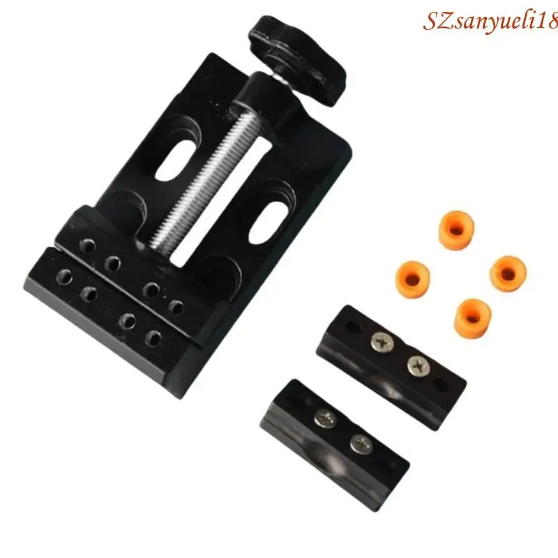 

94PC Mini Drill Press Vise Clamp Table Benches Vice for Jewelry Walnut Nuclear Watch Repairing Clip On Sculpture Craft Carving