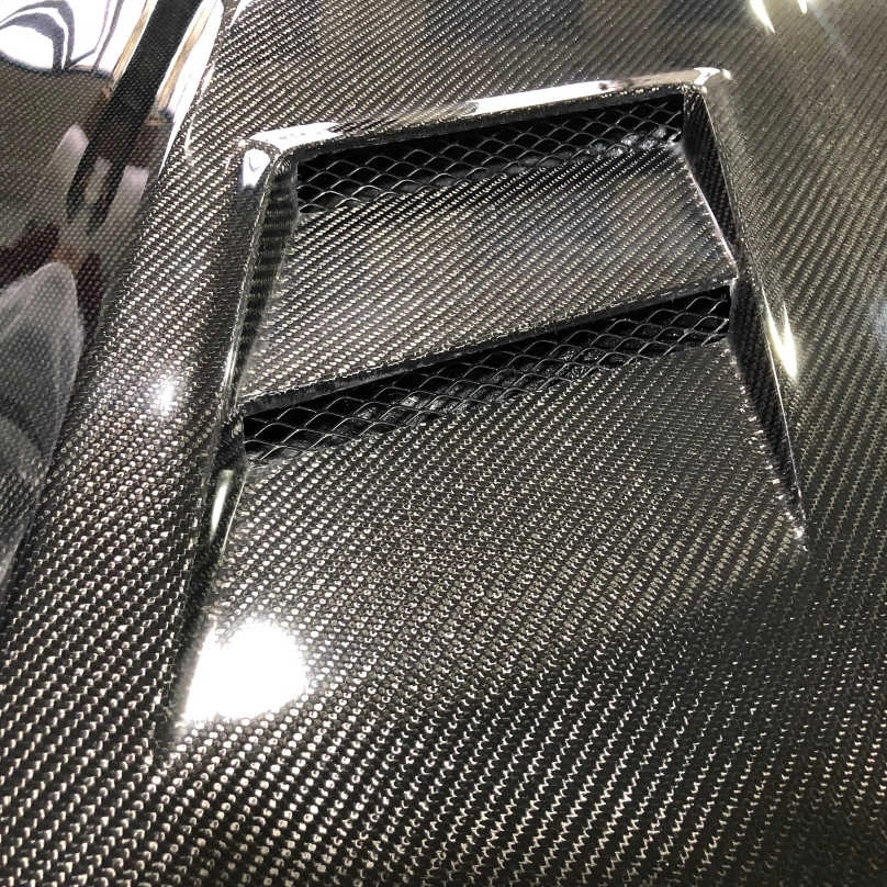 Style Carbon Fiber Engine Hood Vent for Ford Focus St Mk2 Rs