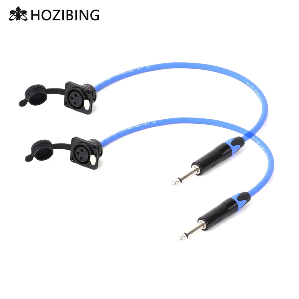 

6.35mm 1/4 Inch TRS Male to XLR Male Audio Stereo Microphone Cable 6.5 mm 1/4 Inch to XLR Balanced Speaker Mic Cable