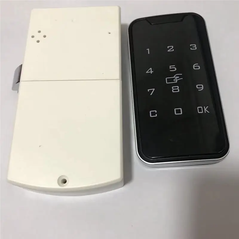 FOR HOME Electronic Cabinet Lock, Digital ID Password Keyless Lock Touch Keypad Electronic Wardrobe File Door Drawers Lock