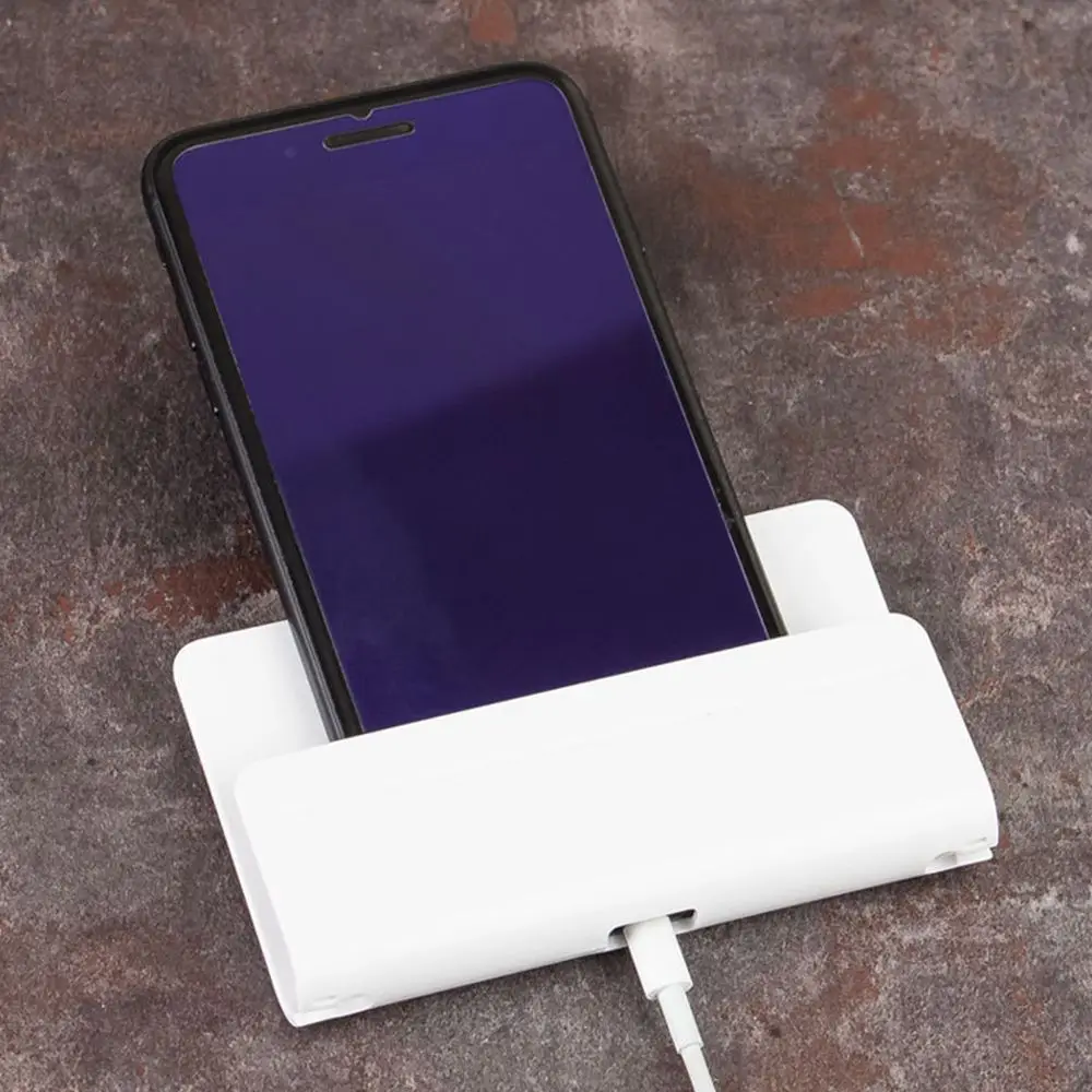 Hook Hanger Shelf Cable Organizer Mount Bracket Mobile Phone Hanging Stand Wall Charger Holder
