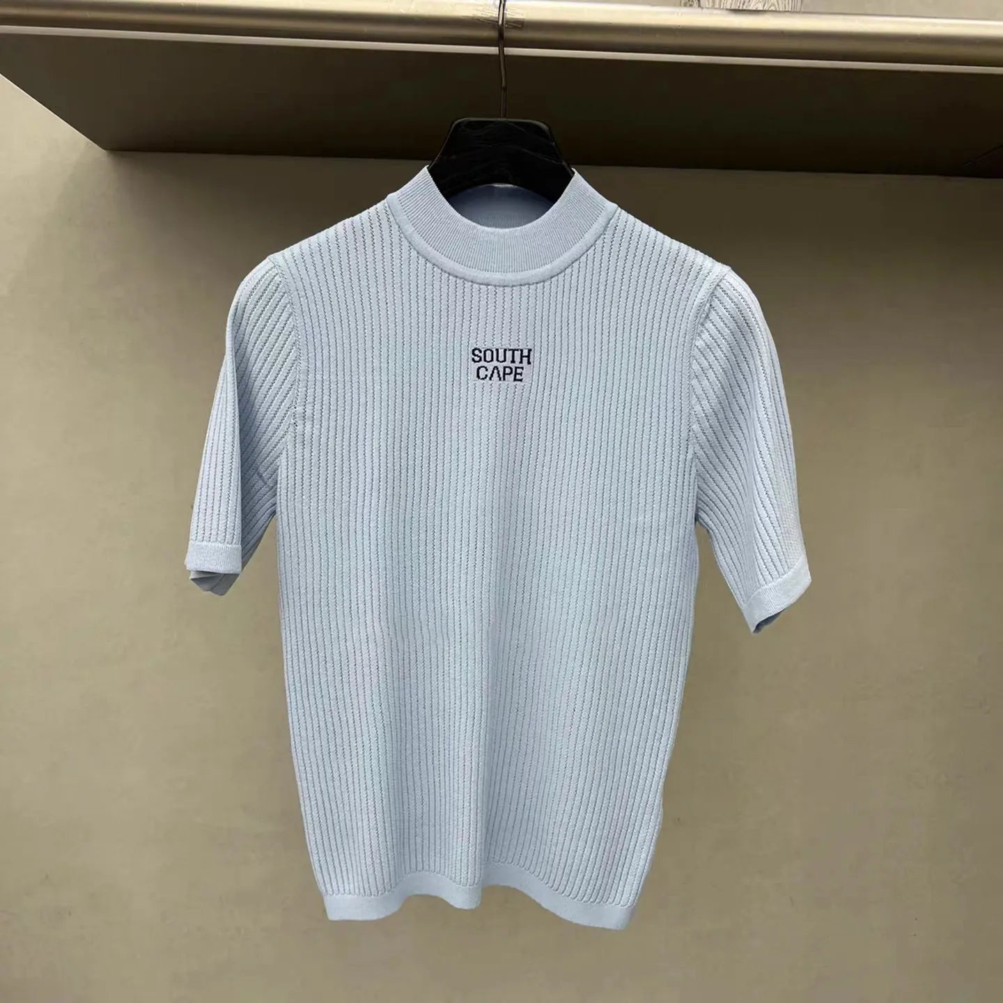 Korean Original Ladies Golf Knit Short Sleeve Top 2026 New Arrival  Elastic Sport T Shirt  Summer Outdoor Golf Training Blouse