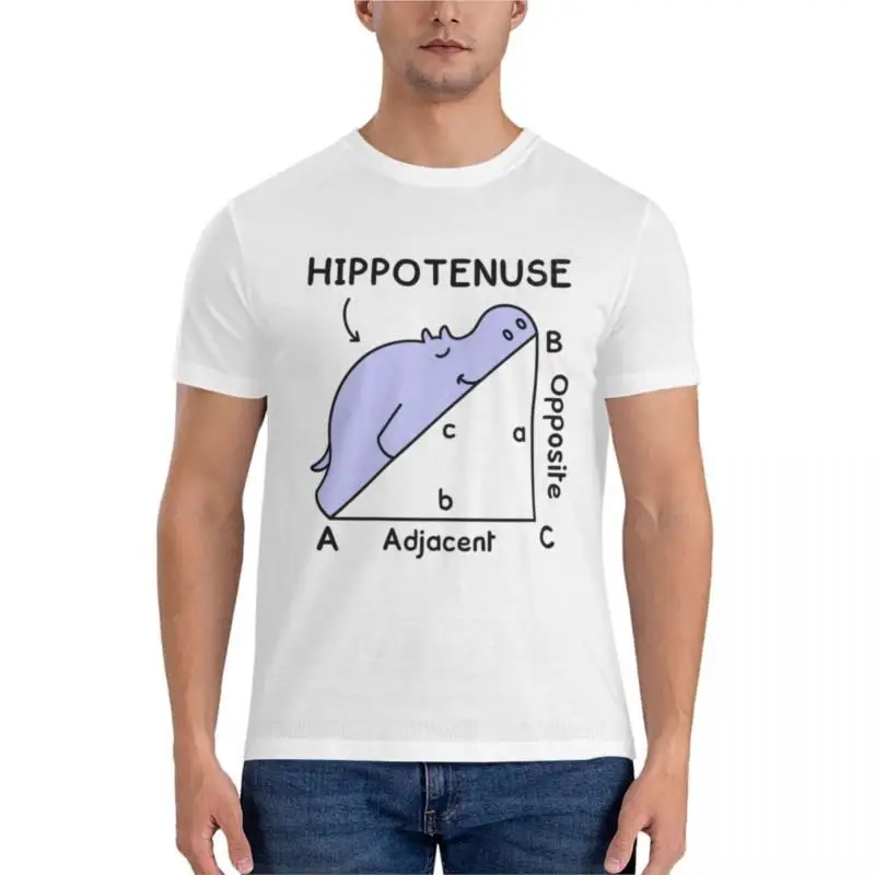 Hippotenuse, Hypotenuse Math Pun Classic T-Shirt big and tall t shirts for men Men\'s clothing sweat shirt t shirt man