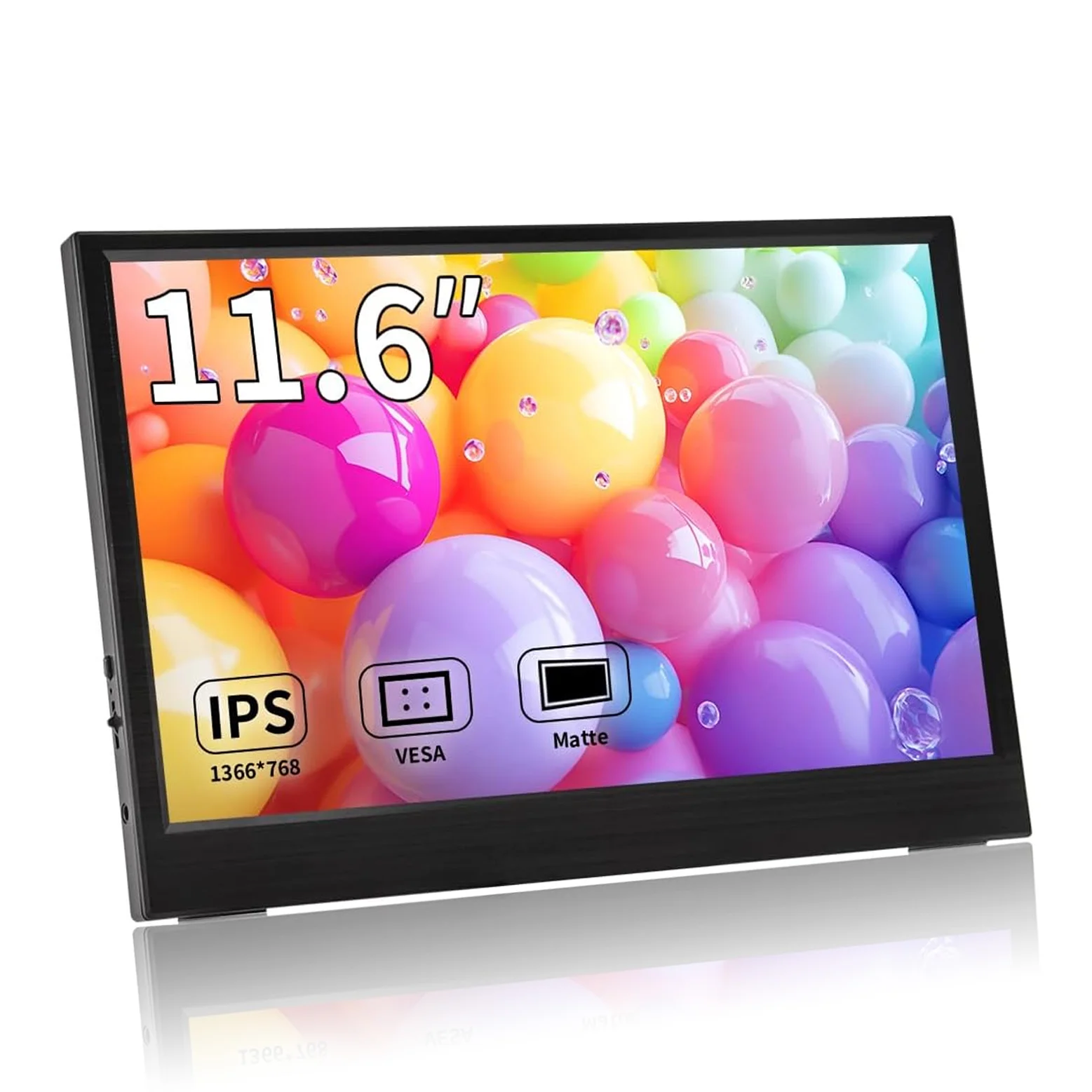 AHXJKA-Monitor portátil de 11,6 pulgadas, Compatible con HDMI, segunda pantalla para juegos, pantalla extendida para Switch/PS4/Xbox/Raspberry Pi
