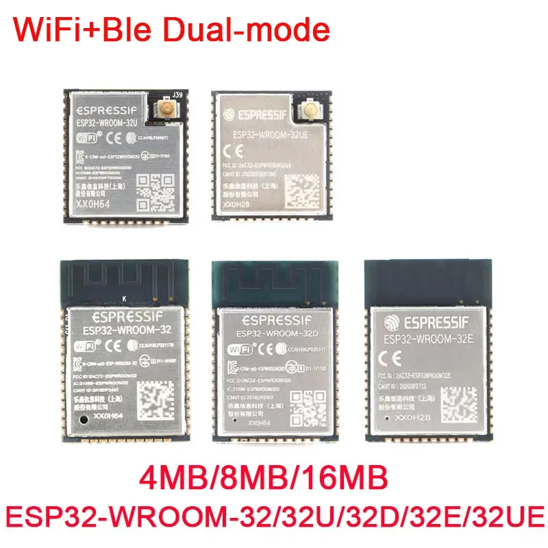 ESP32-WROOM-32 4MB 8MB 16MB Dual Core WiFi Wireless Ble MCU Module ESP32 WROOM ESP-32 ESP32-WROOM-32 -32UE -32U -32E -32D