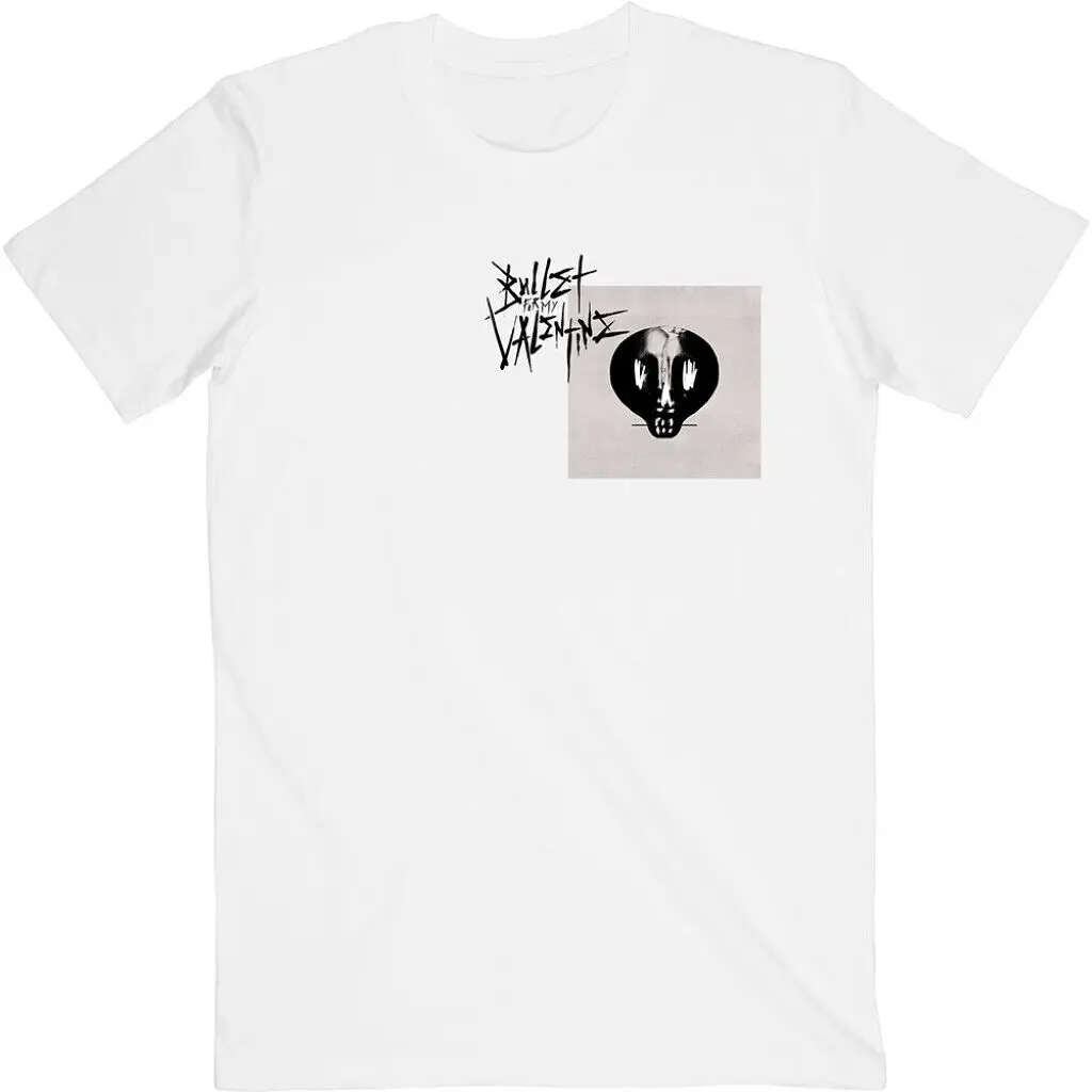 

Bullet For My Valentine Album CroppedLogo White T-Shirt