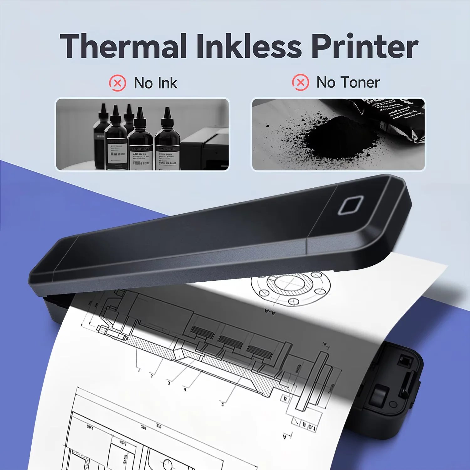 Impresora térmica Bluetooth Ma - Thermal Label Printer 4X6 Shipping reseña y precio