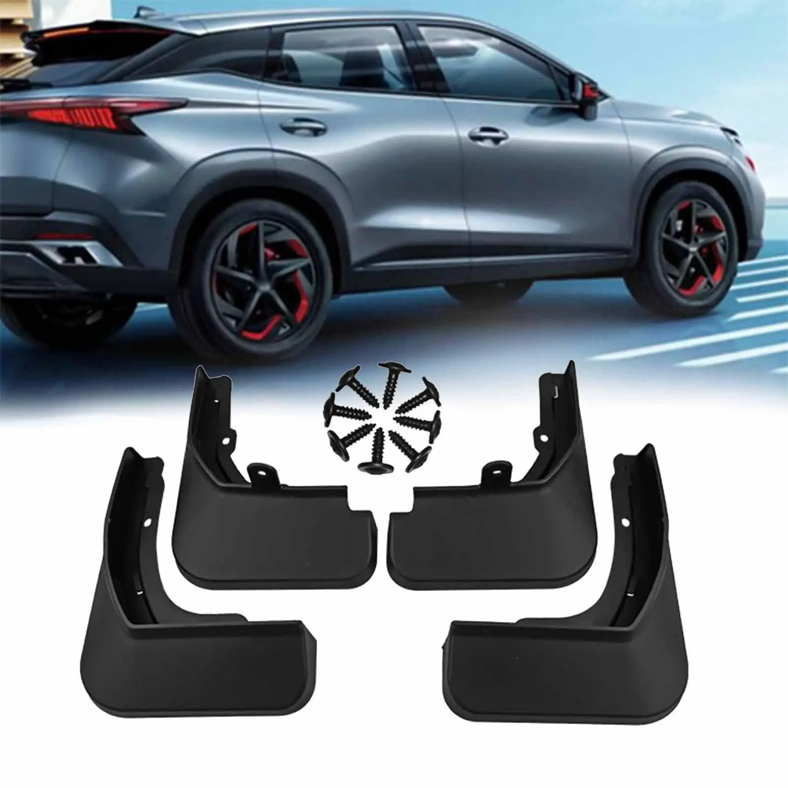 

4x Mudflaps Tires Splash Guards Mud Cover for Cheryl Omoda 5 2022
