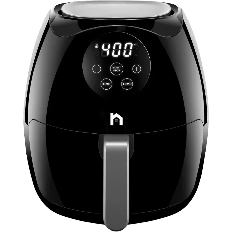 

New House Kitchen Digital 3.5 Liter Air Fryer Touch Screen AirFryer, Non-Stick Dishwasher-Safe Basket, Use Less Oil