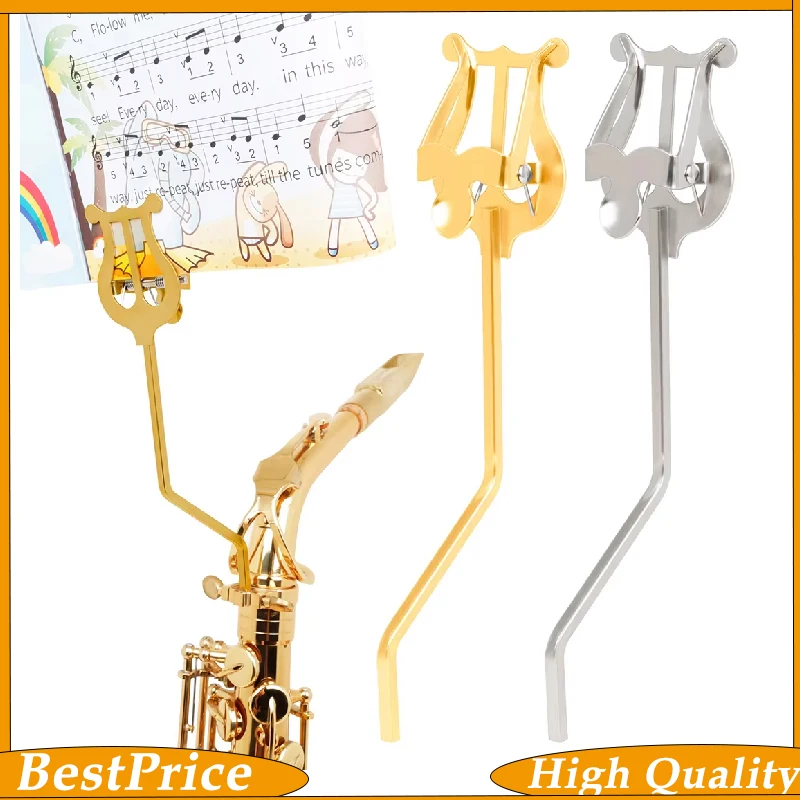 M MBAT Altsaxophon-Notenständer aus Eisen, tragbar, hochwertig, langlebig, Notenständer für Altsaxophon-Zubehör