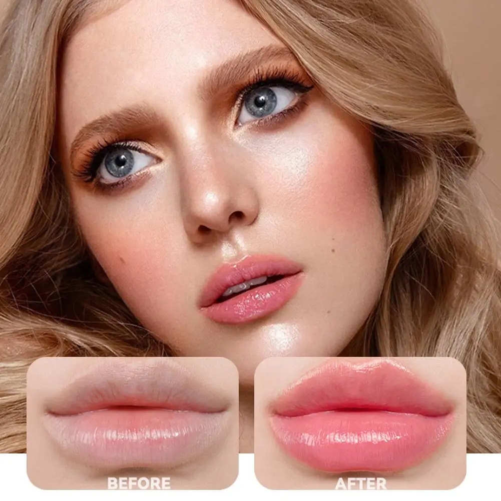 Moisture Lip Balm,Long Lasting Nutritious Color Changing Lipstick,Temperature Color Change Lip Gloss,Nourish Lips Care Makeup