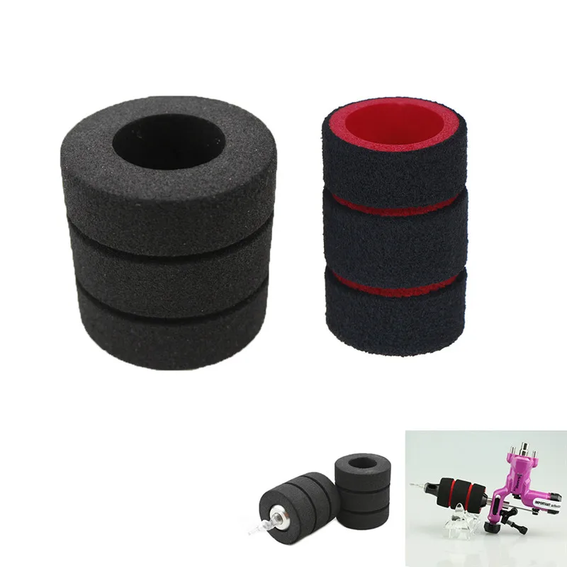 1PC 35/45mm Memory Foam Tattoo Grip Cover - Black Sleeve for Tattoo Pen Machines