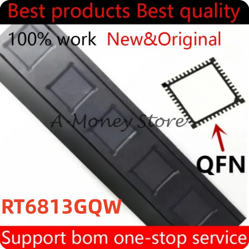 

(5-10pcs)RT6813 RT6813G RT6813GQW QFN-48