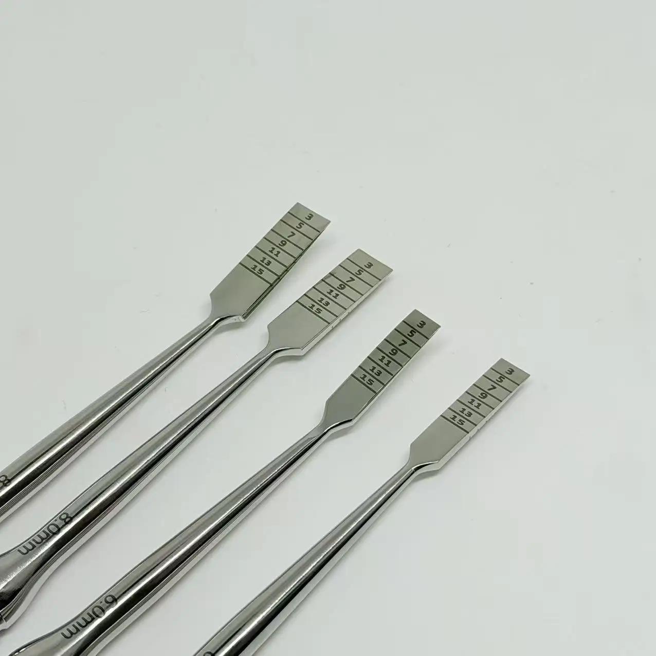 4Pcs/Set Denilk Dental Bone Knife Chisel Splitting Chisel Stainless Steel Laboratory Tool Lab Autoclave Implant Instrument