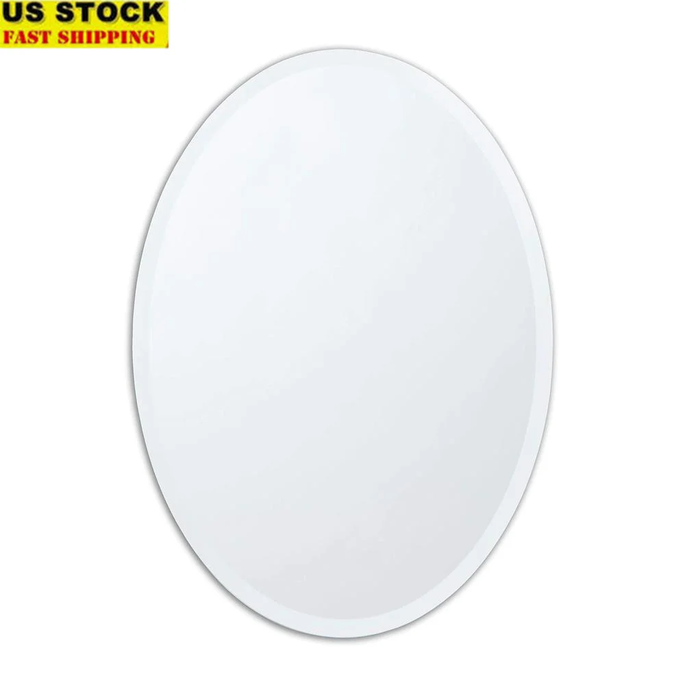 Frameless Oval Bathroom Wall Mirror 20