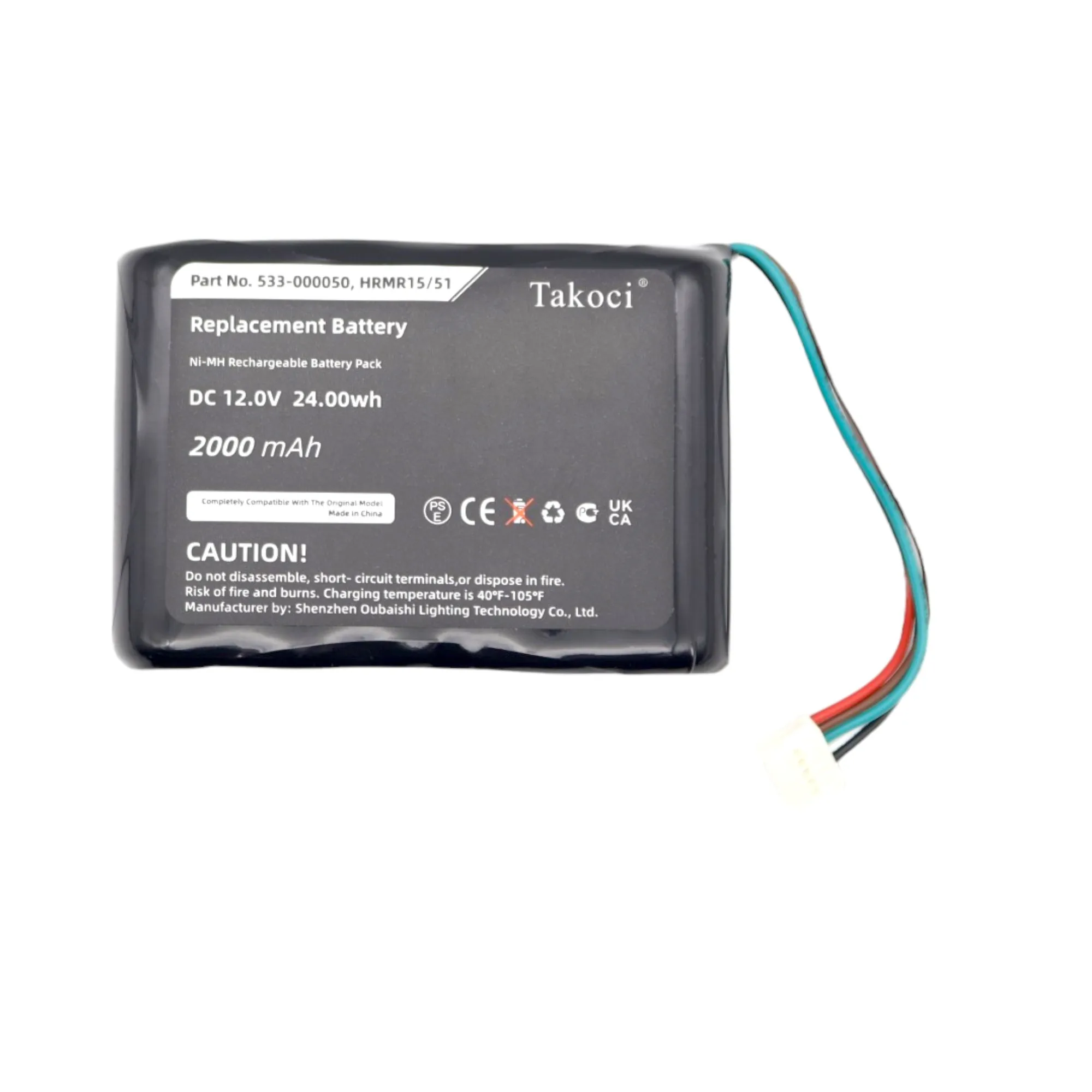 

Replacement Battery 2000mAh for Logitech,Squeezebox Radio ,XR0001 ,X-R0001,533-000050, NT210AAHCB10YMXZ, HRMR15/51