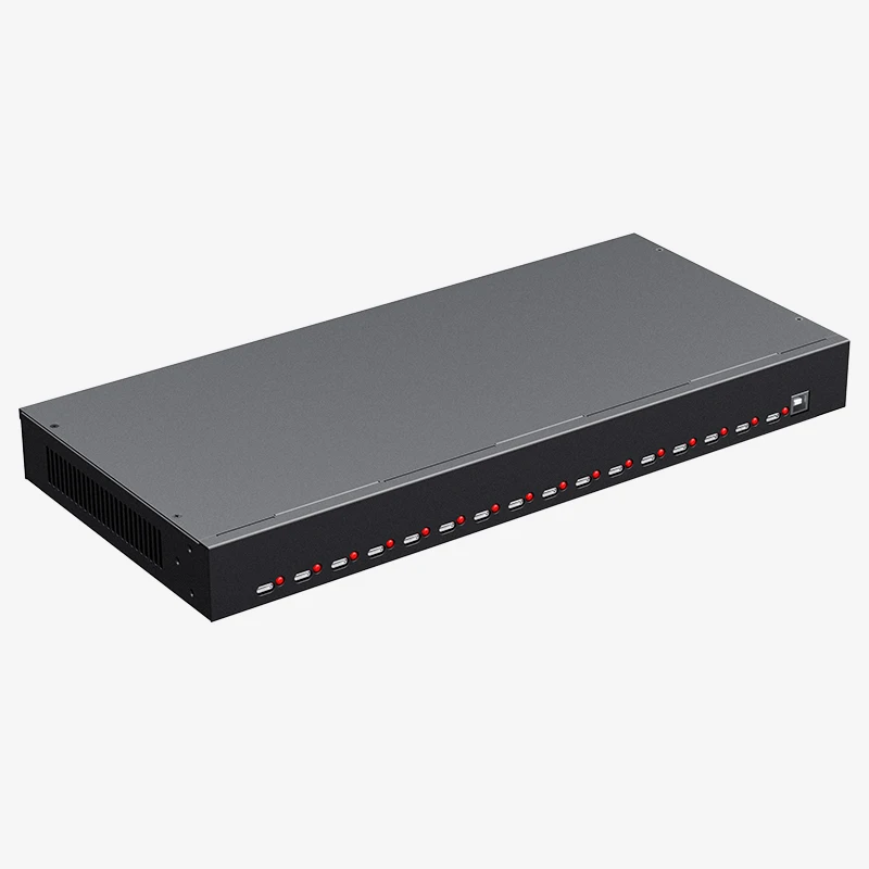 C-165C Sipolar Type c Usb Hub 200W Phone  Charging   Docking Station 16 Port Usb c Hub   Adapter