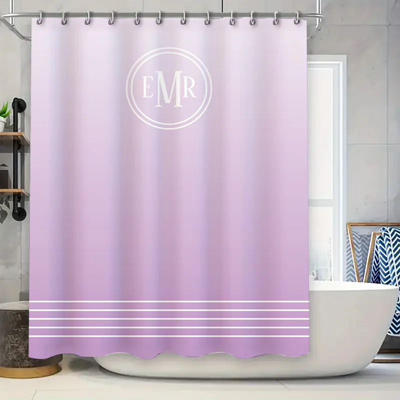 

Современная занавеска для душа с геометрическим рисунком оранжево-бирюзово-синим абстрактным дизайном прямоугольной формы, пластиковые кольца-крючки для декора ванной комнаты Av