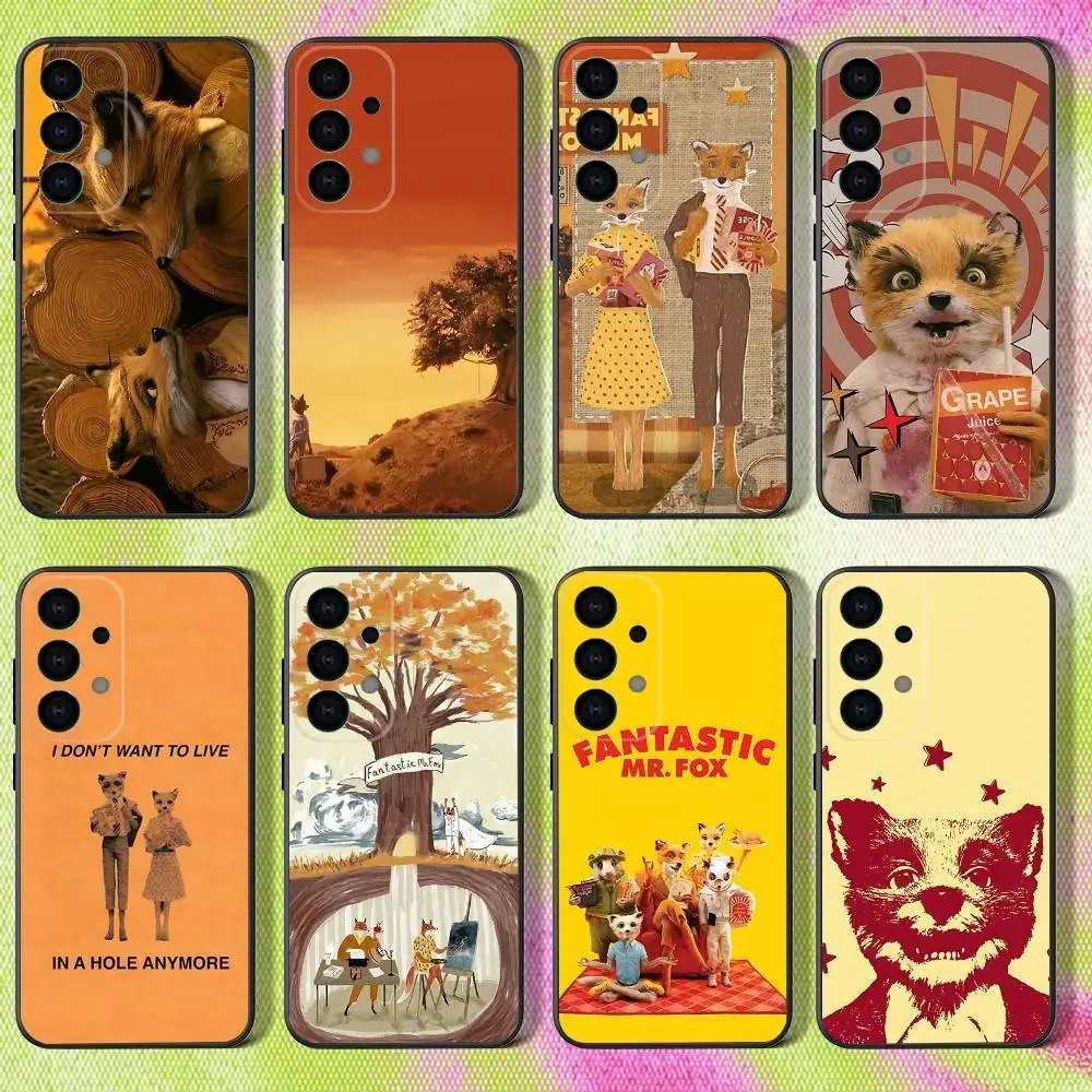 

Phone Case For Samsung S25,S24,S21,S22,S23,S30,Ultra,S20,Plus,Fe,Lite,Note,Fantastic Mr F-Fox 10,9,5G Black Cover