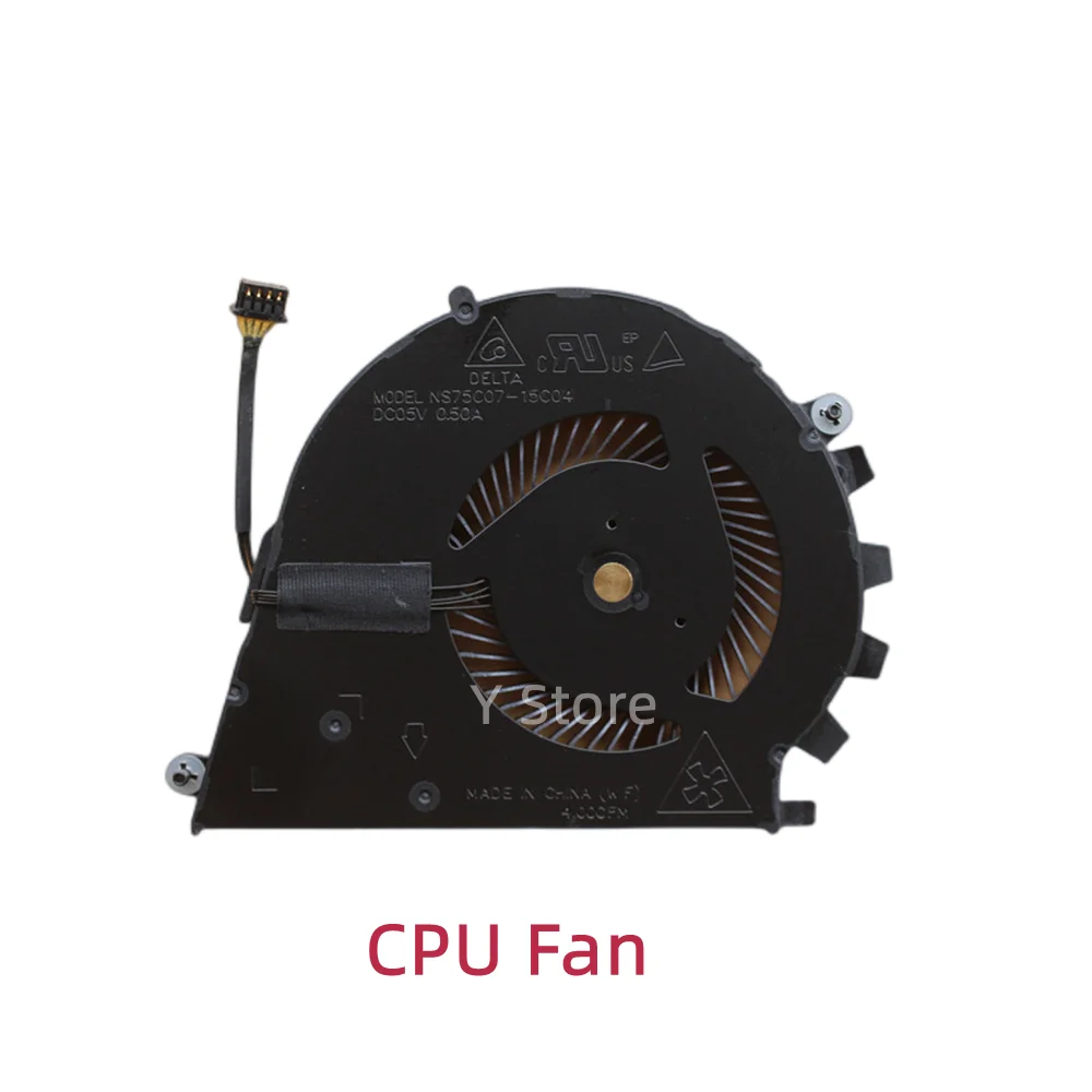 Y Store New Laptop CPU Cooling Fan CPU Fan For HP ZBook Studio 15 G3 G4 CPU & GPU Cooling Fan HSTNN-C88C HSN-C02C Fast Ship