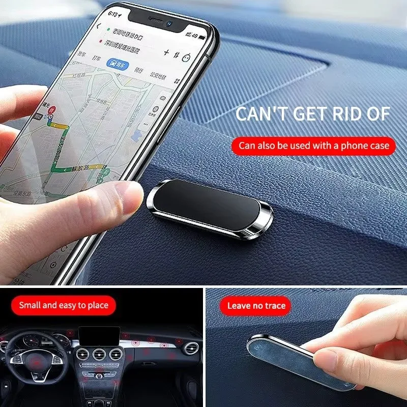 Titulares do telefone do carro magnético, ímã montagem, suporte do telefone celular móvel para iphone 15, 16, xiaomi, samsung, huawei, gps, acessórios do telefone do carro