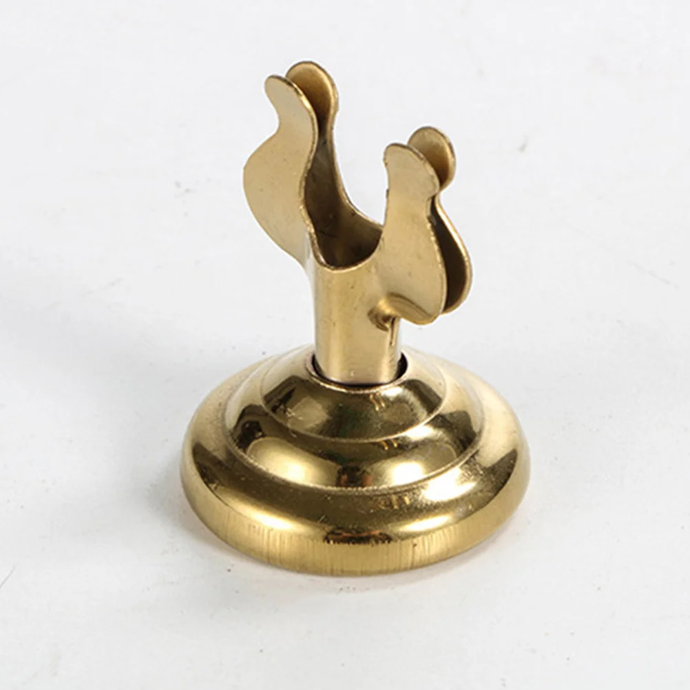 3 Pcs U-shaped Number Plate Desktop Photo Frame Note Clips Table Numbers Holders Rack Cards Stand Metal Sign