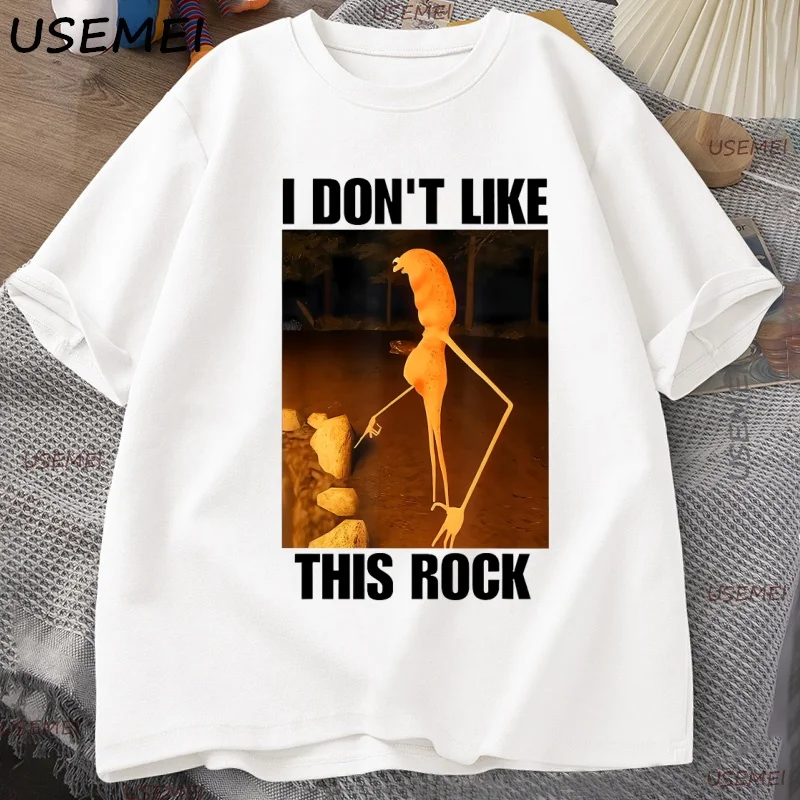 

Marcus The Worm T-Shirt I Don't Like This Rock Tshirt Men's Short Sleeve Casal Tops Man Woman Oversized Graphic Tees Clothes