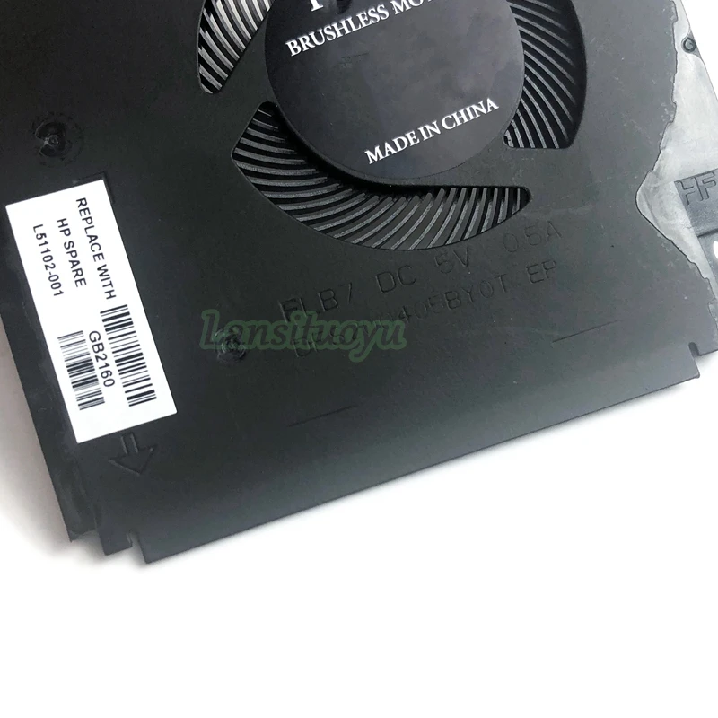 Новинка, оригинальный ноутбук, центральный процессор вентилятор охлаждения для HP X360 14-DH 14-dh1036tx 14-DH1035TX, Φ Cooer FLB7, 4 контакта