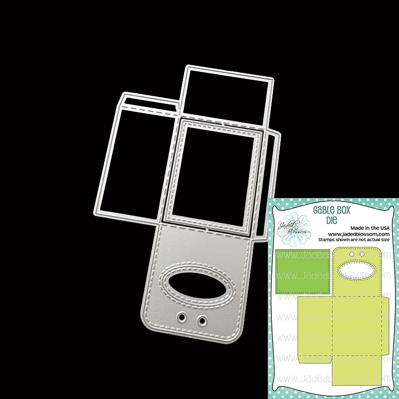 Affe Giebel Box Metall Schneiden Stirbt für DIY Scrapbooking Fotoalbum Dekorative Präge DIY Papier Karten