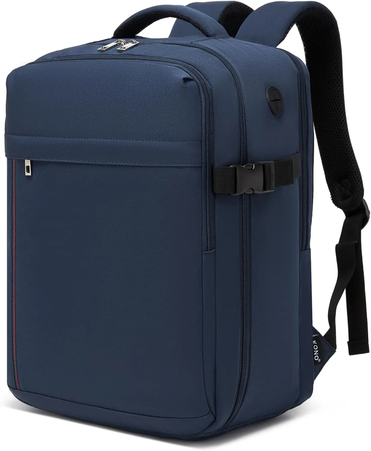 KONO Ryanair & Eurowings Handgepäck-Rucksack 40x30x20 cm 24L 500g mit USB-Ladeanschluss