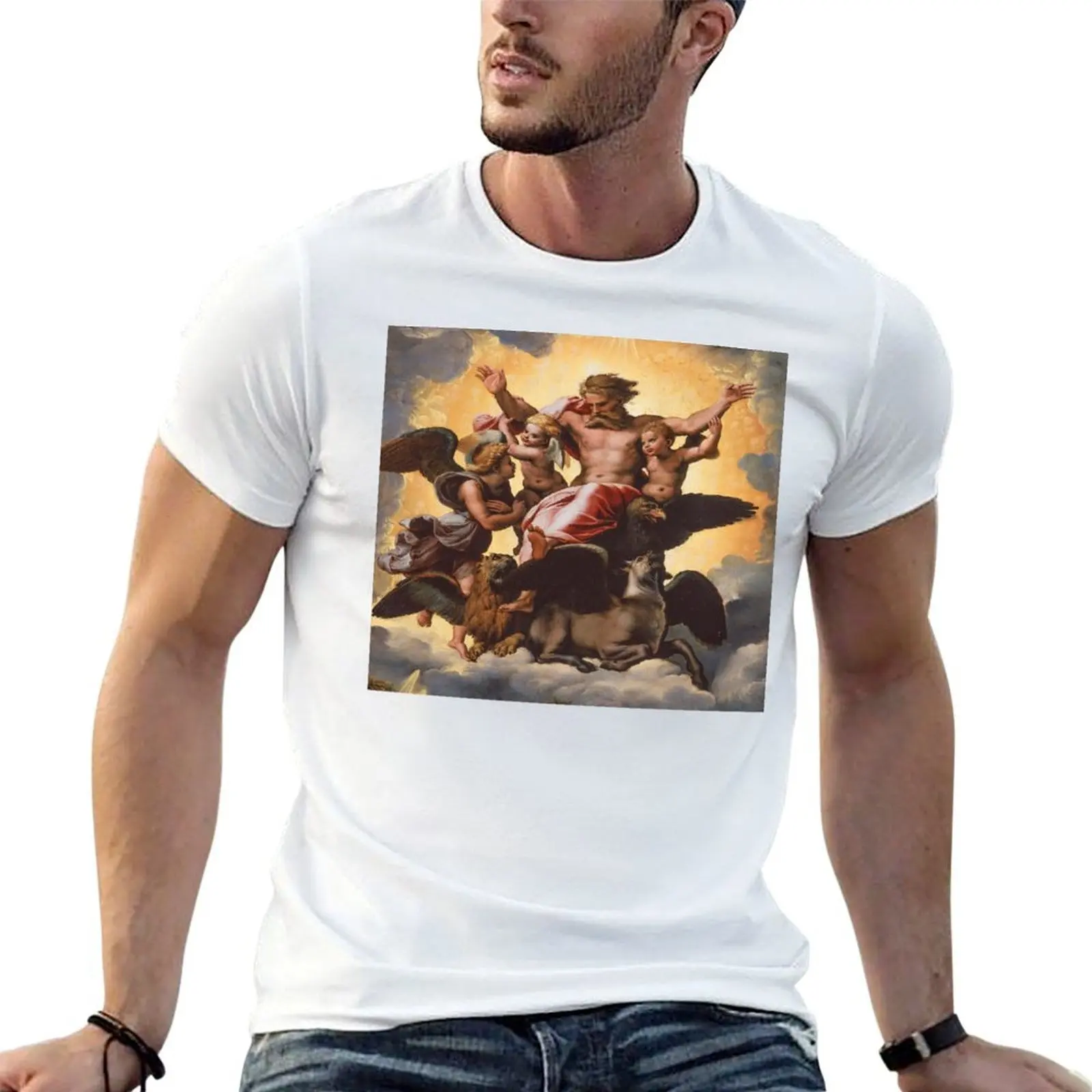

Raphael - Ezekiel's Vision T-Shirt t shirts for man slim fit man t shirt cotton man t shirt cotton high quality T-shirt
