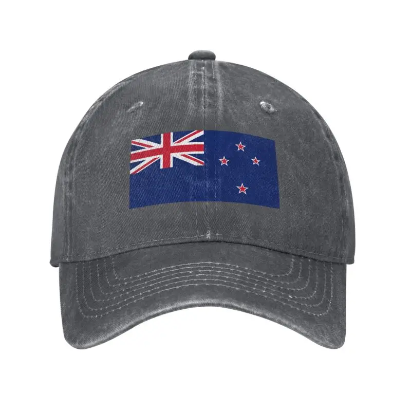 Custom Punk Unisex Cotton Flag Of New Zealand Baseball Cap Adult Adjustable Dad Hat Women Men Sun Protection