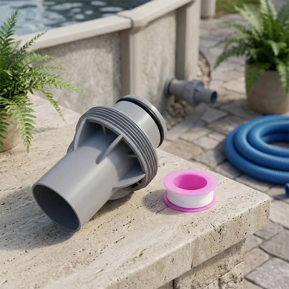 Pool Filter Pump Adapter 1.5 Inch 38mm P6916 for Above Ground Sand Cartridge Systems Works with Pool Equipment
