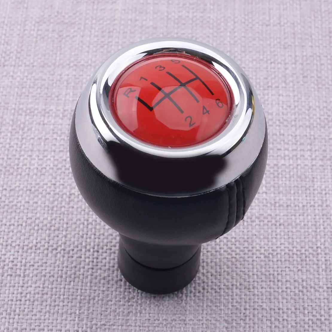 Red Top Manual 6 Speed Gear Shift Knob Shifter Head Fit For Mini Cooper R55 R56 R57 R58 R59 R60 R61