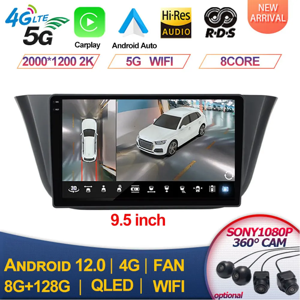 

2000*1200P For Iveco Daily 2014 + QLED IPS screen Car Radio Android 12 Multimedia wireless Carplay Navigation Android auto DSP