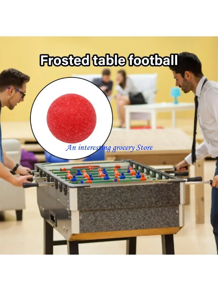 

652D 6pcs Plastic Foosball Table Soccer Game Table Foosball Balls Replacements