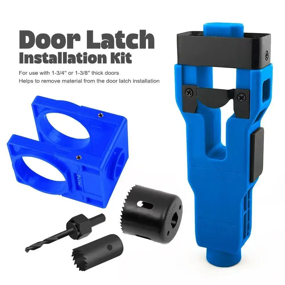 Door Hinge and Door Latch Installation Kit Door Hinge Mortiser Template Door Latch for Accurate Chiseling Scoring Easy to Use
