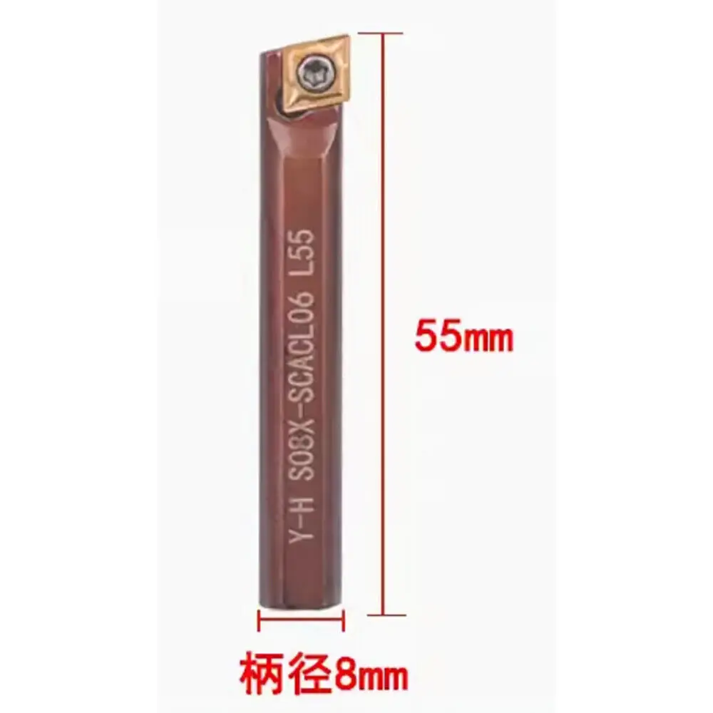 1pc S08-SCACR06-L55 S08-SCACL06-L55 S08-SCMCN06-L55 Turning Tools S08 SCACR SCACL SCMCN CNC Toolholder Bar
