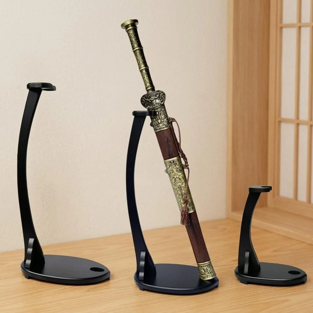 

Вертикальная подставка для меча Demon Slayer, держатель для самурайского клинка, подставка для демонстрации настоящей японской катаны, кронштейн для ножа, декор для дома, подарок